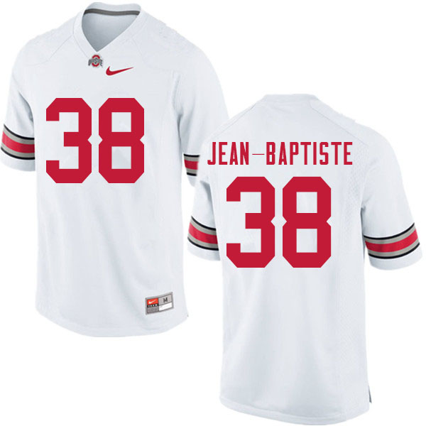 Ohio State Buckeyes #38 Javontae Jean-Baptiste College Football Jerseys Sale-White